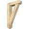 Ekena Millwork Traditional Arts and Crafts Rough Sawn Bracket w/ Offset Brace, Douglas Fir, 6"W x 22"D x 34"H BKT0604X22X34TRA03RDF - alternate 1